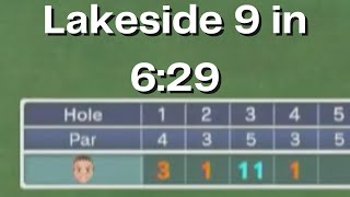 Wii Sports Club Lakeside 9 in 6:29