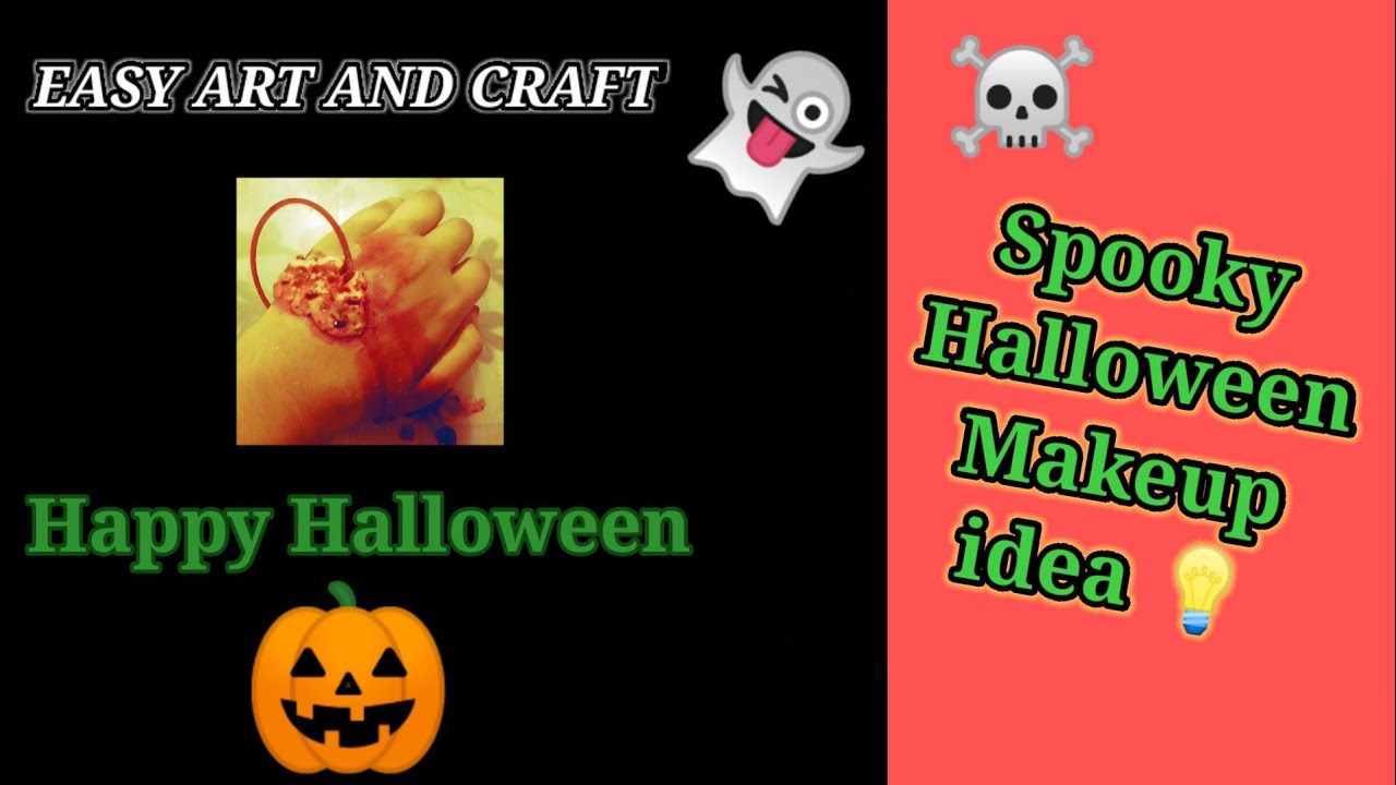 How To Do Halloween Makeup In Easy Way YouTube