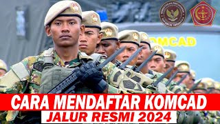 CARA DAFTAR KOMCAD TNI TAHUN 2024 - LEWAT WEBSITE RESMI