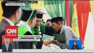 Anak Meninggal, Ayah Terima Ijazah Wisuda