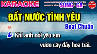 Đất Nước Tình Yêu Karaoke Song Ca 2023 - New Duy Thắng