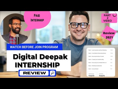 Digital Deepak Internship | Digital Deepak Internship fees | Digital Deepak internship Full Review 2