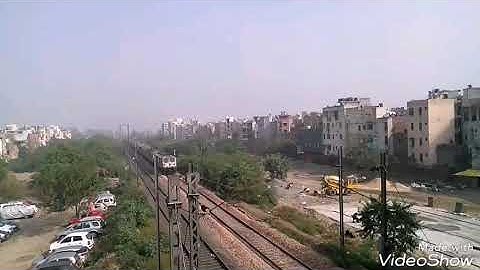 22811 BBS NDLS Rajdhani Express via (Adra) With GZB WAP7