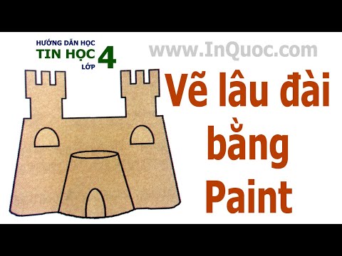 Video Hướng dẫn vẽ hình lâu đài bằng phần mềm Paint ???? Tin... - youtube