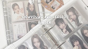 setting up my ive collection (again) | wonyoung and leeseo