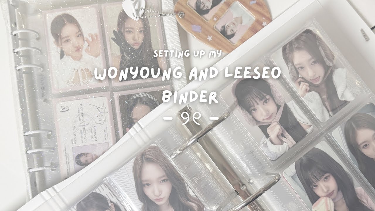 setting up my ive collection (again) | wonyoung and leeseo