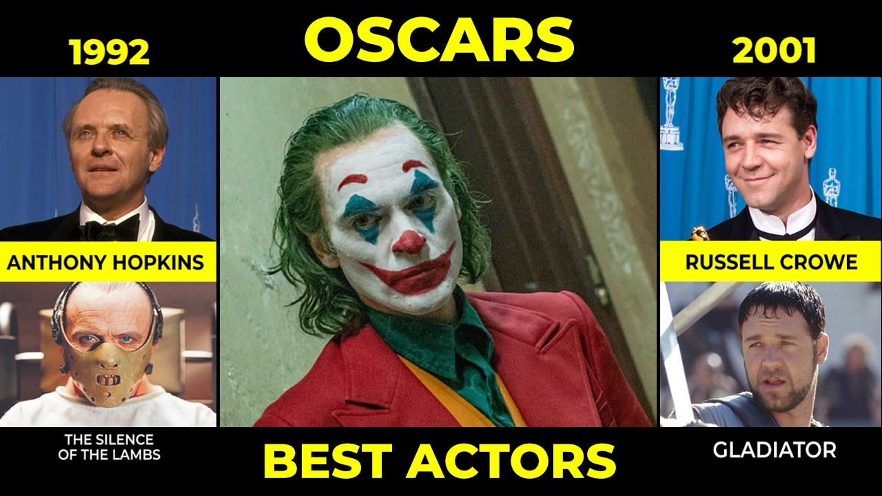 All Best Actor Oscar Winners in Academy Award 1929-2025