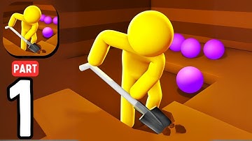 Dig Deep - Gameplay Walkthrough Part 1 , Mobile Game Tutorial Android, iOS