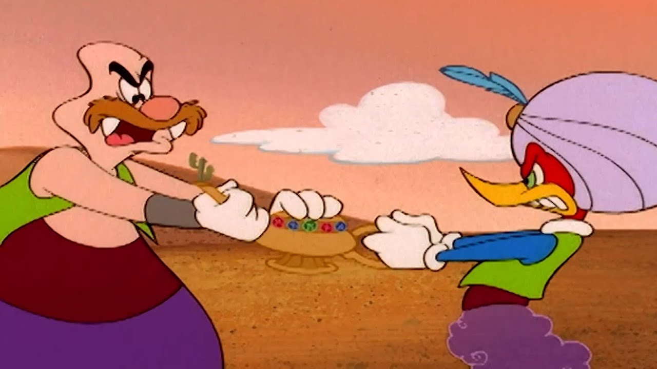 Pica-Pau | Pica-Pau acha uma lâmpada mágica | Desenhos Animados em Português