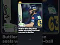 Buttler's Heroics: Fifty & Last-Ball Run-Out!