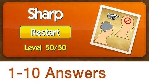 Whats the Saying Answers - Sharp Levels 1-10