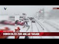 ALACABEL'DE NİSAN AYINDA KAR SÜRPRİZİ