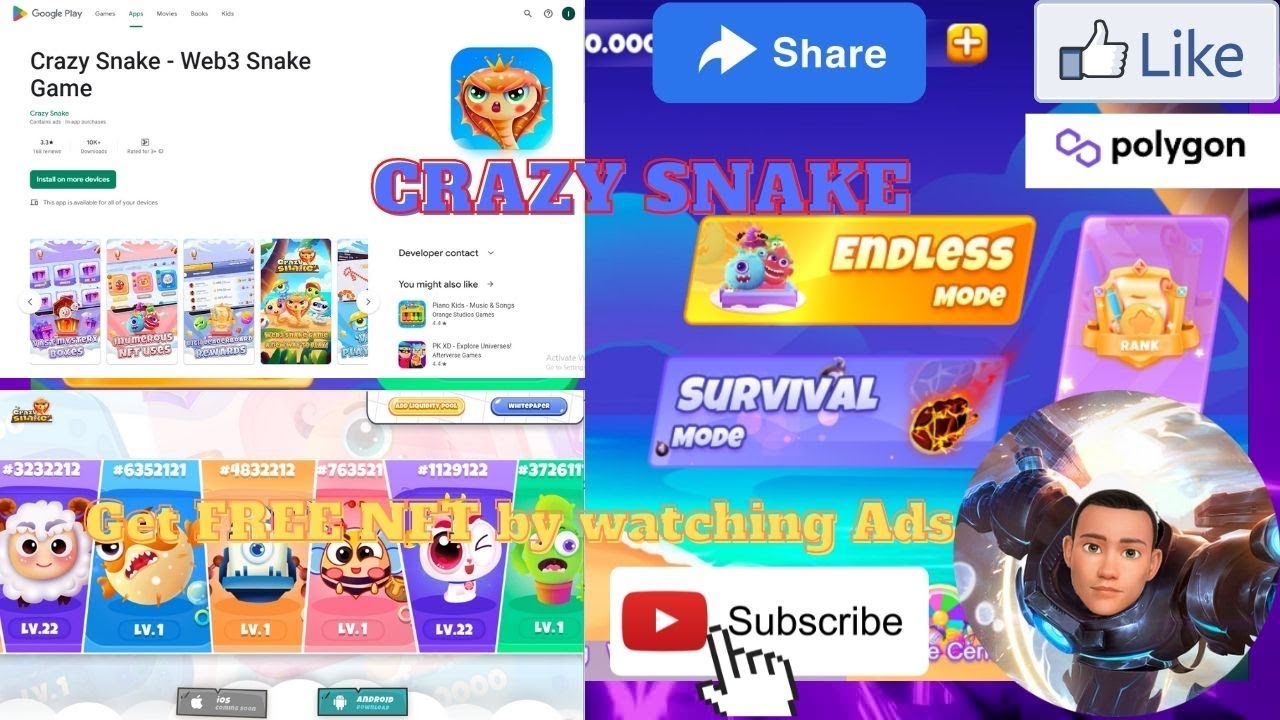 Crazy Alien Snake - Play Online on SilverGames 🕹️