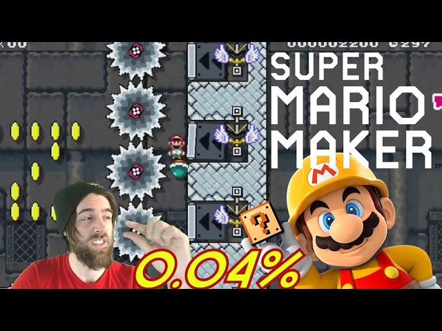 99% IMPOSIBLE #4 by ZetaSSJ | 0.04% Spin Jump Kaizo | Super Mario Maker class=