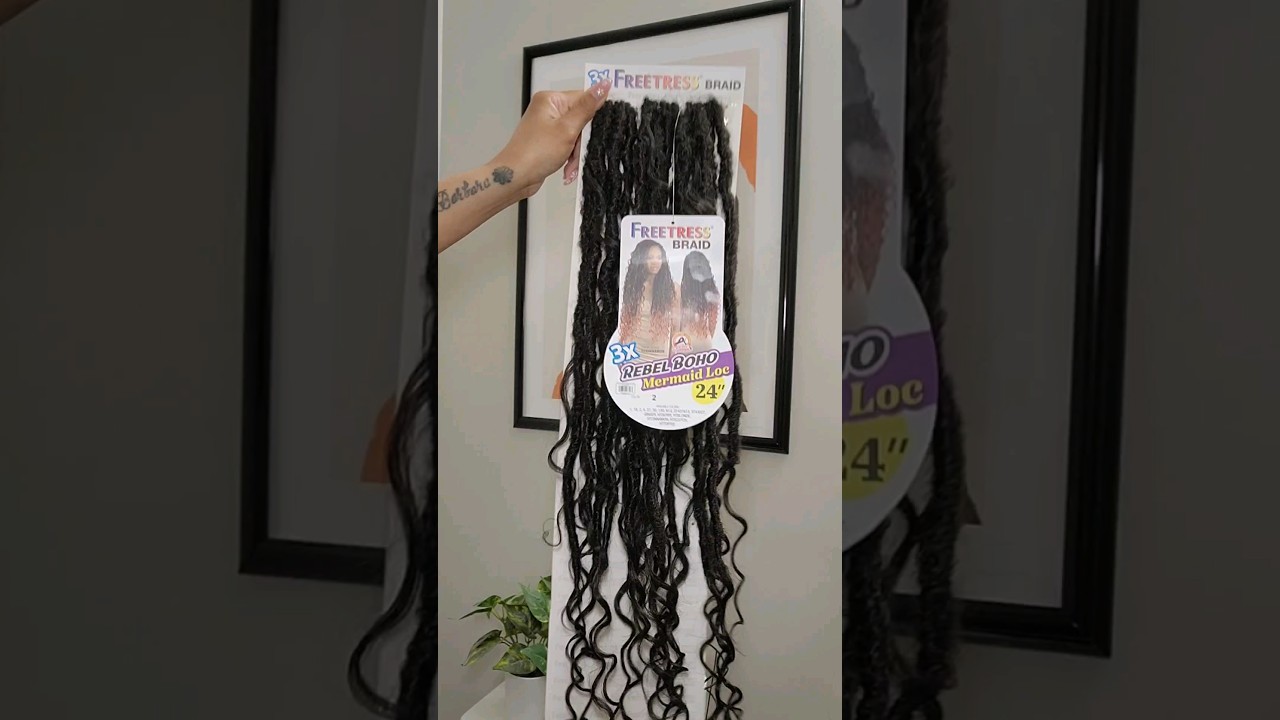 i found the perfect faux loc 😍 DIY Boho Locs #hairtutorial