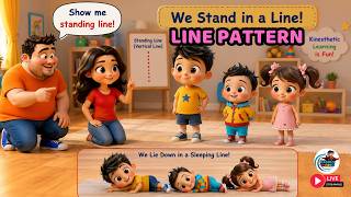 ✏️ LIVE 24/7: Learn to Draw Standing Lines! | Pre-Writing Skills & Tracing for Kids