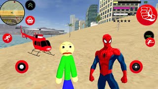 Süper Kahraman Çöp Adam - Juego Baldi Stickman Rope Hero Become Rescue Pilot #103 - Android Gameplay screenshot 1