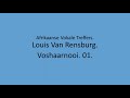 Louis Van Rensburg - Voshaarnooi. 01.