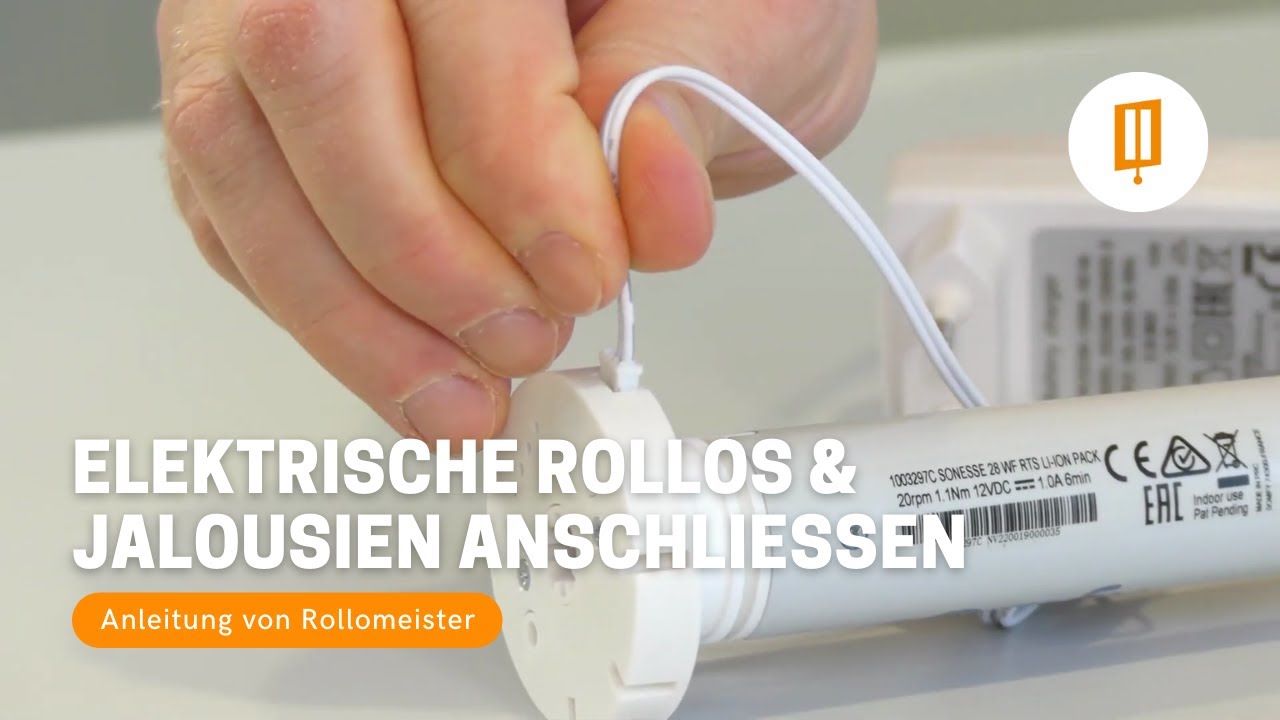 Elektrisches Rollo ➡️ Made in Germany + auf Maß gefertigt