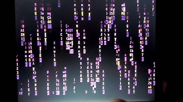 QBasic Matrix screensaver