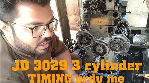 JD 3029  Fuel pump Timing 3 cylinder jhon Deere.