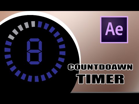 Countdown Timer in After Effect - YouTube
