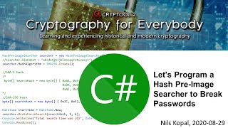 Famous Let's Program a Hash Preimage Searcher to Break Passwords Wealth