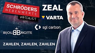 Zeal Network, Bijou Brigitte, SGL Carbon, Varta - Schröders Nebenwerte-Watchlist