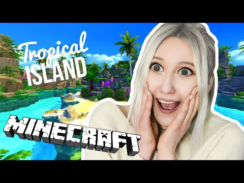 როგორ მოვხვდი კუნძულზე MINECRAFT -ში ♡＼(￣▽￣)／♡ PART #2