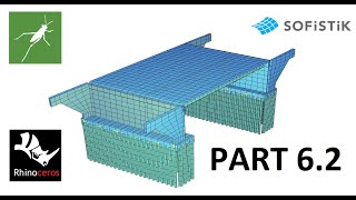SOFiSTiK and Grasshopper - Bridge modelling - Part 6.2 - Indirect Foundation [ENG]