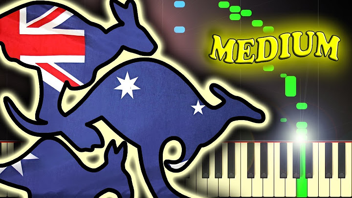 Down Under Piano version - Piano performance video thumbnail
