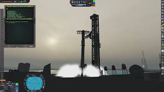 Starship's Fourth Flight Test | KSP kOS Recreation