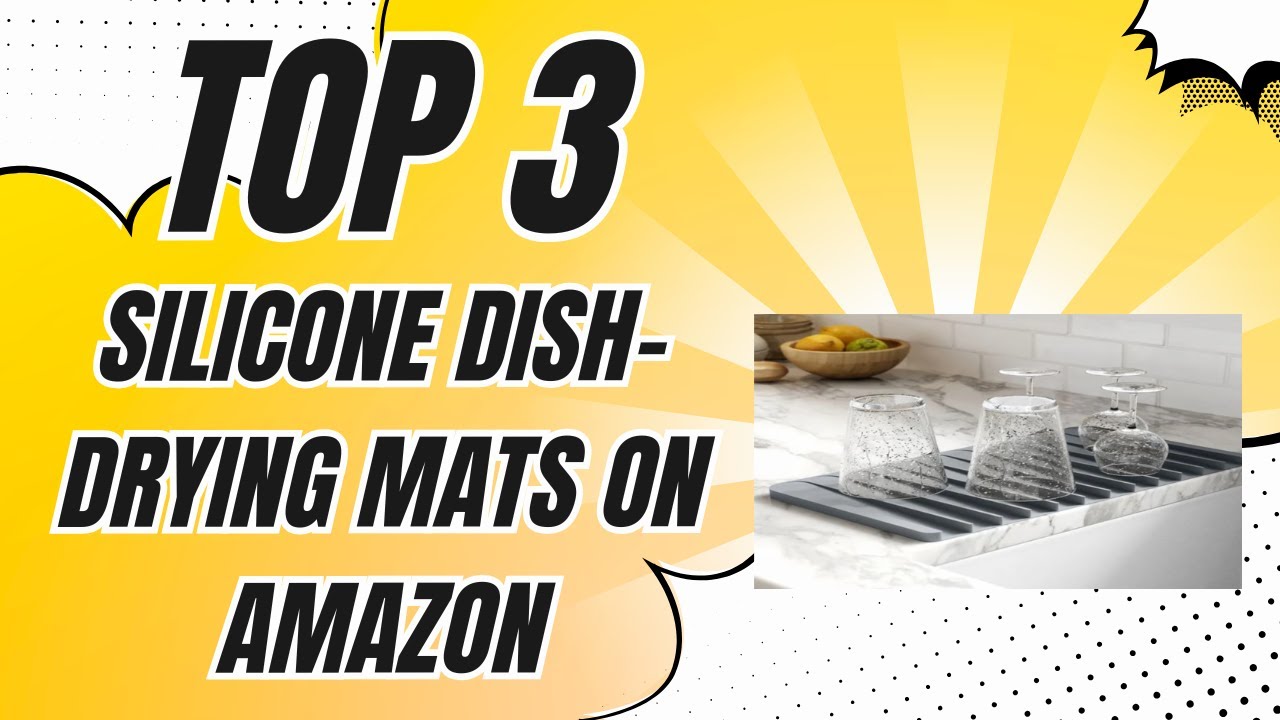 Top 3 Silicone Dish-Drying Mats You’ll Wish You Bought Sooner! ✅ [2025]