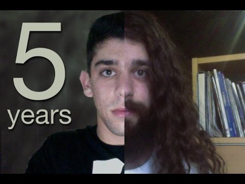 Five Years Time Lapse (half a decade of hair growth)