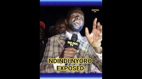 NDINDI NYORO EXPOSED #viralvideo #trendingnews #ruto #gachagua #finance #government