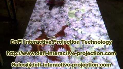 DEFI Interactive floor/wall projection system basic version with 62 effects from $200 to $650