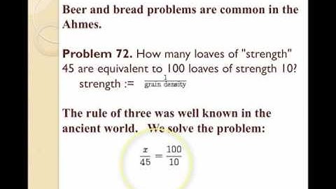 Ahmes Papyrus   Linsey