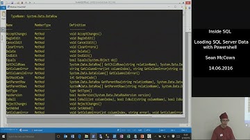 Inside SQL   Loading SQL Server Data with Powershell