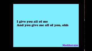 John Legend   All of Me LYRICS