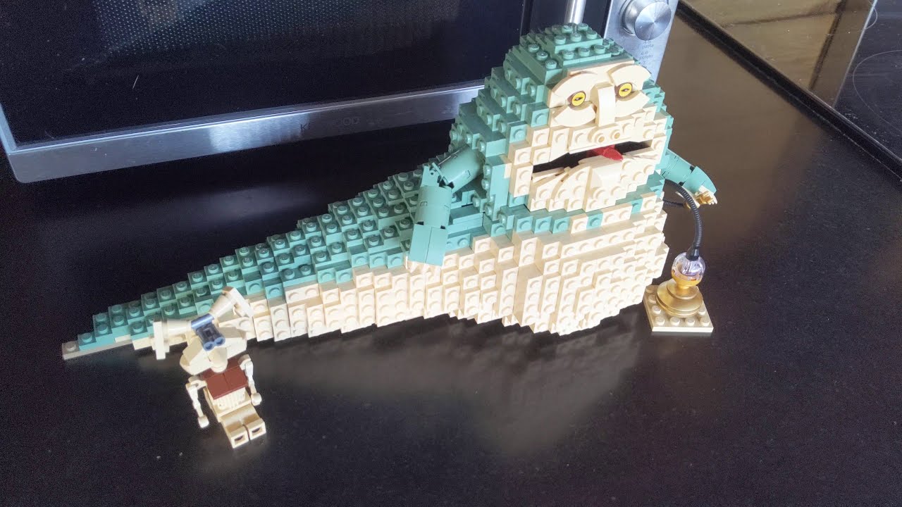 LEGO MOC Jabba the Hutt, pet & pipe by SteinHDan