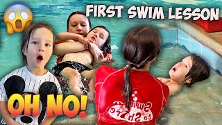 TODDLER SWIM CLASS FAIL and TEACHER DOES SOMETHING WE DID&#39;NT EXPECT!