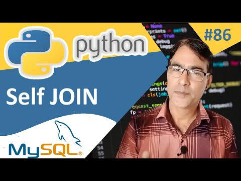 Self Join in Python MySQL | Python with MySQL | Python tutorial for beginners - 86