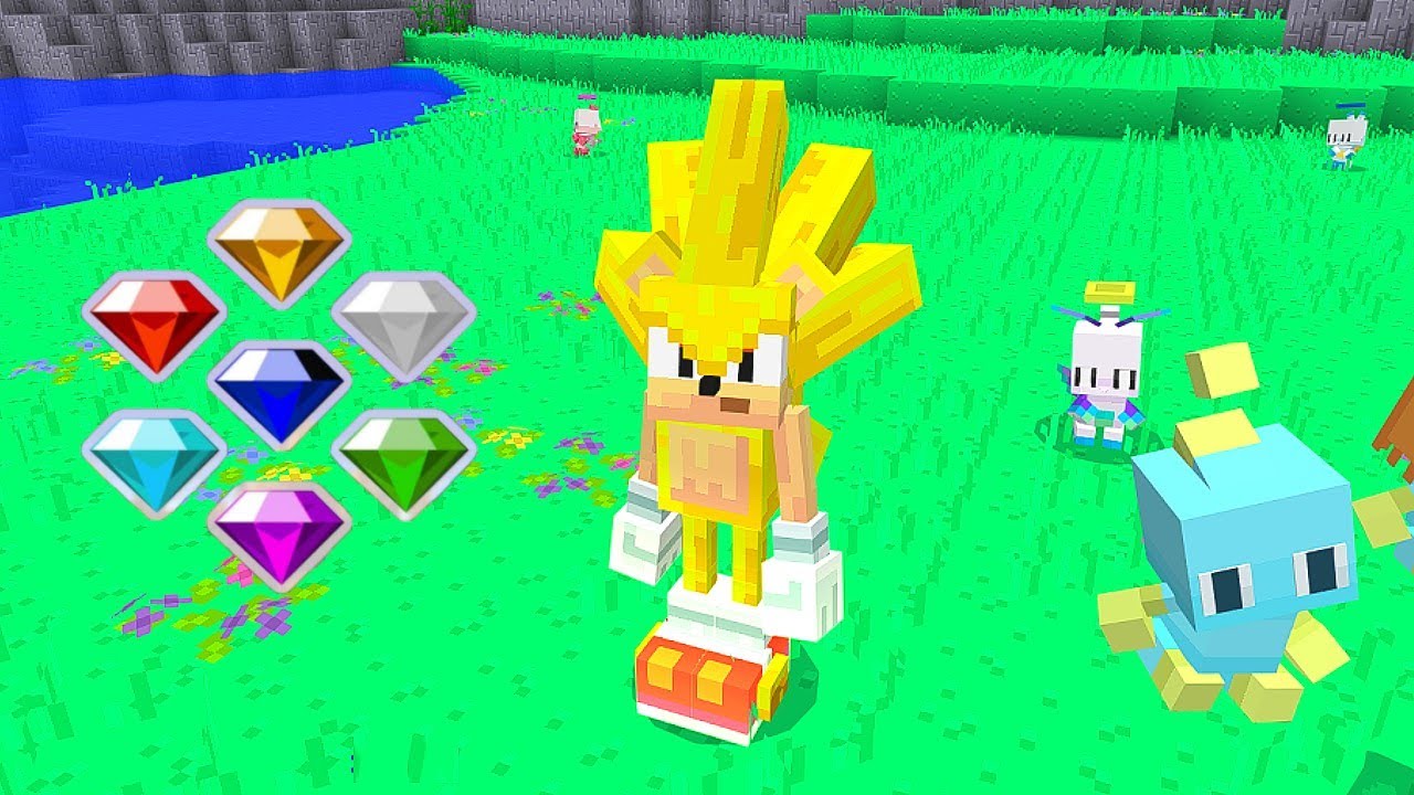 Sonic  Classic Look Minecraft Skin