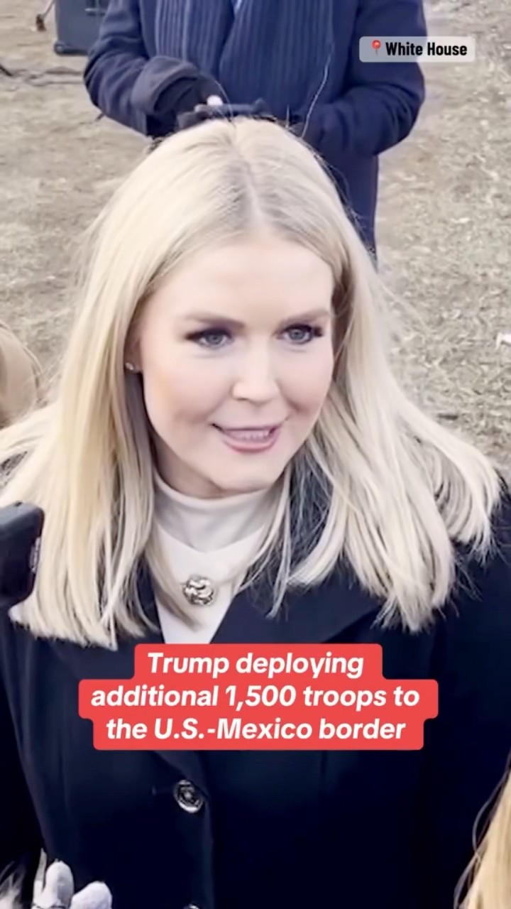 Trump deploying additional troops to the U.S.-Mexico border, says press secretary #shorts