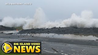 Beach, Road Closures Due To High Surf (Feb. 5, 2024) by Big Island Video News 6,175 views 3 months ago 1 minute, 23 seconds
