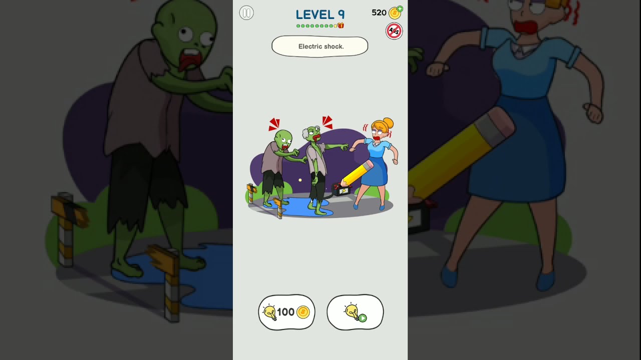 Erase Master / draw mode level 9 / GAMEPLAY