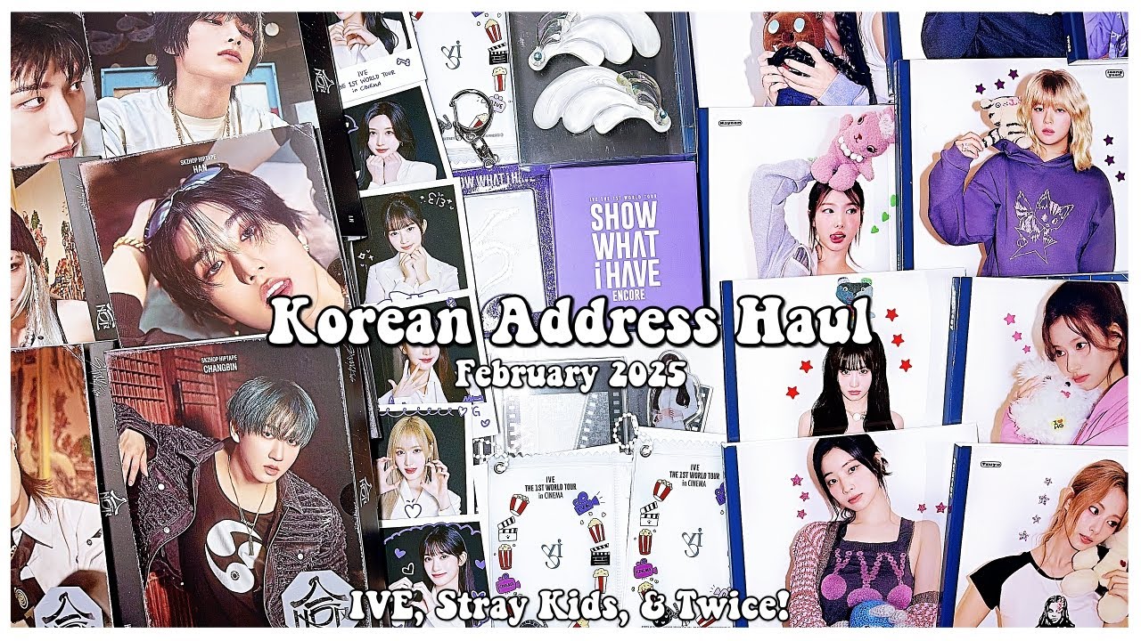 Korean Address Haul ✰ OT Collections Edition! IVE, Stray Kids, & Twice!