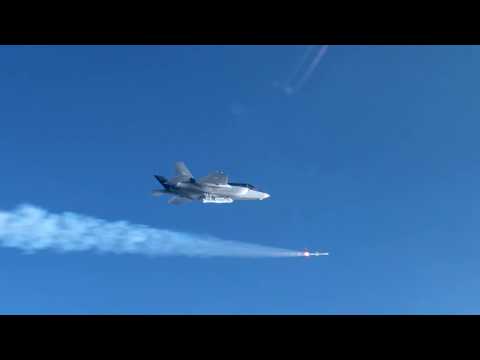 Første skarpskyting med norsk F-35 / First Missile Live Firing by Royal Norwegian Air Force F-35