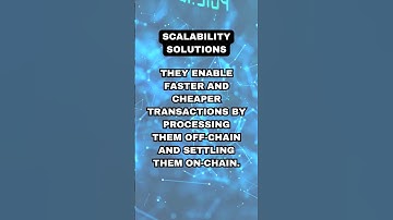 scalability solutions  #crypto #CryptoCommunity #Ethereum #Solana #Polkadot  #bitcoin #altcointrader