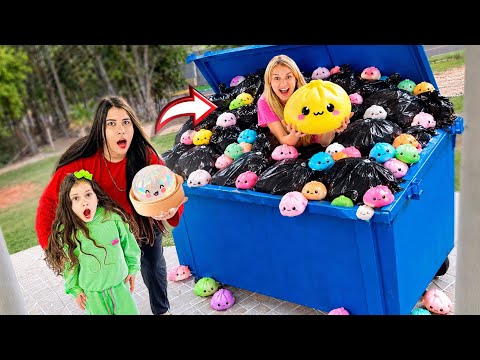 ENCONTRAMOS UM DUMPLING SQUISHY DENTRO DO LIXO NO CONDOMÍNIO!!